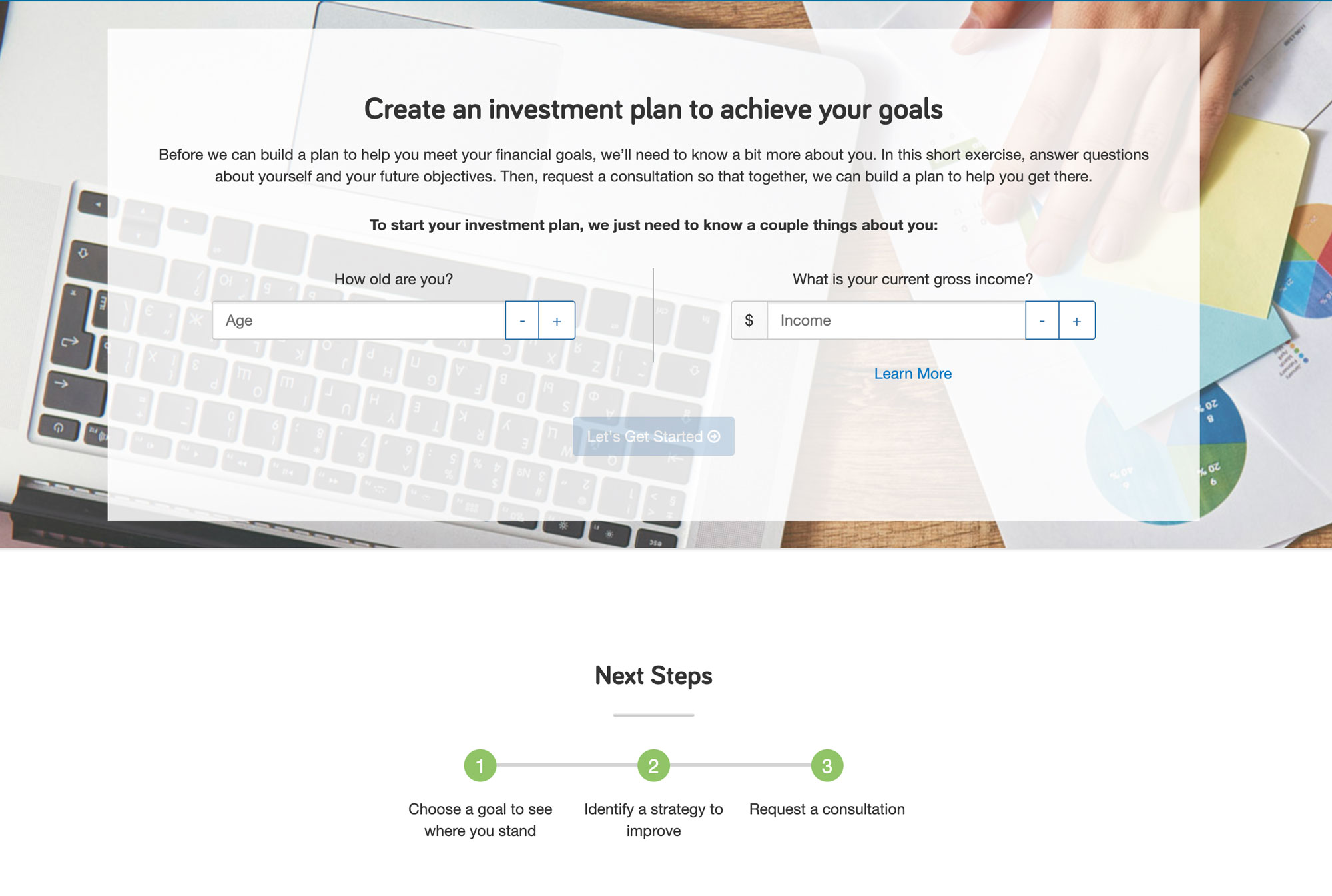 See where you stand! Create your personal financial plan with our emoney investment calculator.